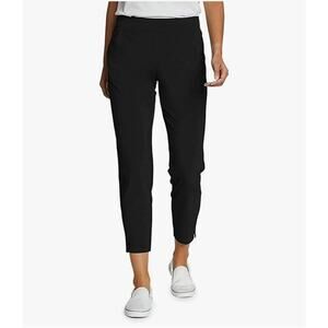 Eddie Bauer Traveler Ankle Pant Black Womens Size XXL Outdoors‎ Hiking Summer